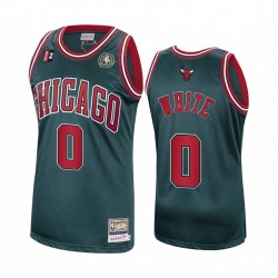 Coby Blanco & 0 Chicago Bulls Green Hardwood Classics Authentic Camisetas