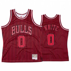 Coby Blanco & 0 Chicago Bulls estrellas rojas y rayas camisetas
