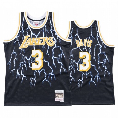 Los Ángeles Lakers Anthony Davis y 3 Classics Classics Lightning Camisetas