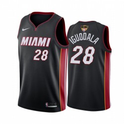 Miami Heat Andre Iguodala 2020 NBA Finals Black Black Camisetas Icono Edición