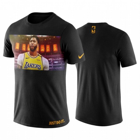 Los Ángeles Lakers Anthony Davis & 23 Black The Brow Camiseta
