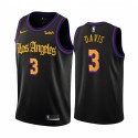 Los Ángeles Lakers Anthony Davis Negro City Creative Camisetas