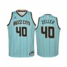 Cody Zeller Charlotte Hornets 2020-21 Buzz City Juvenil Camisetas - Mint Green