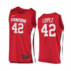 Stanford Cardinal Robin López Red College Basketball 2020-21 Camisetas