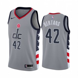 Davis Bertans Washington Wizards Grey City Edition 2020-21 Camisetas