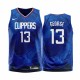 Los Angeles Clippers Paul George y 13 Blue 2020 Fashion Edition Camisetas