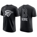 2018 All-Star Thunder Male Paul George y 13 Camiseta negra