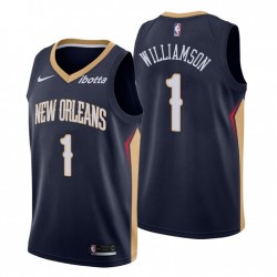 2020-21 New Orleans Pelicans No. 1 Zion Williamson Camiseta Icono de Navidad EDICIÓN