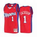 Reggie Jackson La Clippers Red Camisetas Hardwood Classics 2001-02