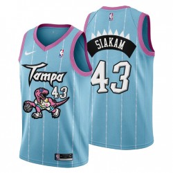 Toronto Raptors Swingman Camiseta Pascal Siakam No. 43 2021 Tampa City Pink Azul