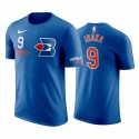 Serge Ibaka la Clippers # 9 Buffalo Braves T-Shirt - Azul
