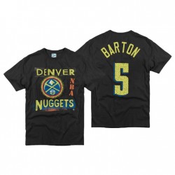 Denver Nuggets Will Barton 5 Playground '47 Vintage Tubular Negro Camiseta