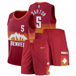 Nike Denver Nuggets Will Barton 5 Rojo City Edición Gym Outfits