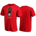 Kawhi Leonard # 2 Clippers 2020 NBA Playoffs Bound Star Player camiseta roja