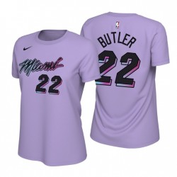 Mujeres Miami Heat City Viceversa camiseta Jimmy Butler # 22 Púrpura