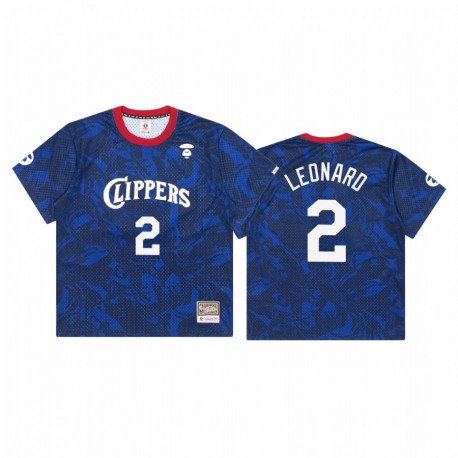 Aapeo X M & N Kawhi Leonard y 2 Clippers Royal Camisetas