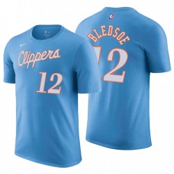 Los Angeles Clippers 2021-22 City Edición Eric Bledsoe # 12 Camiseta Azul