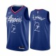 Kawhi Leonard La Clippers 2020 Navidad Night Blue Camisetas Festiva Edición Especial