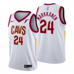 Cleveland Cavaliers Association Edición Lauri Markkanen No. 24 Blanco Swingman Camiseta