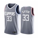 2020-21 La Clippers Nicolas Batum Ganed Edition Grey # 33 Camisetas