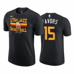 Derrick Favors 2020-21 Jazz y 15 City Negro T-shirt Historia