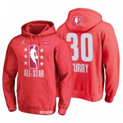 Golden State Warriors 2022 NBA All-Star Stephen Curry Maroon Pullover Hoodie