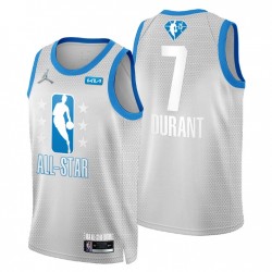 Brooklyn Nets No.7 Kevin Durant 2022 NBA All-Star Grey Camiseta