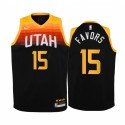 Utah Jazz Derrick Favors 2020-21 Ciudad Negro Juvenil Camisetas -