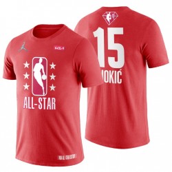 Denver Nuggets Nikola Jokic 2022 NBA All-Star Maroon 75th camiseta