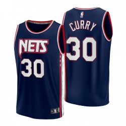Brooklyn Nets Seth Curry # 30 Replica Navy Camiseta - Ciudad