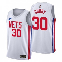 Brooklyn Nets No.30 Seth Curry 2022-23 CLÁSICO EDICIÓN BLANCO CAMISETA