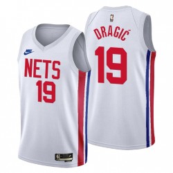 Brooklyn Nets No.19 Goran Dragic 2022-23 Classic EDICIÓN BLANCO CAMISETA