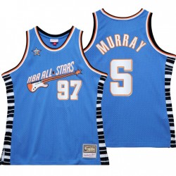 San Antonio Spurs # 5 DeJounte Murray 2022 NBA All-Star Royal Camiseta
