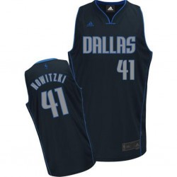 Dallas Mavericks Dirk Nowitzki Graystone Fashion Swingman Camiseta