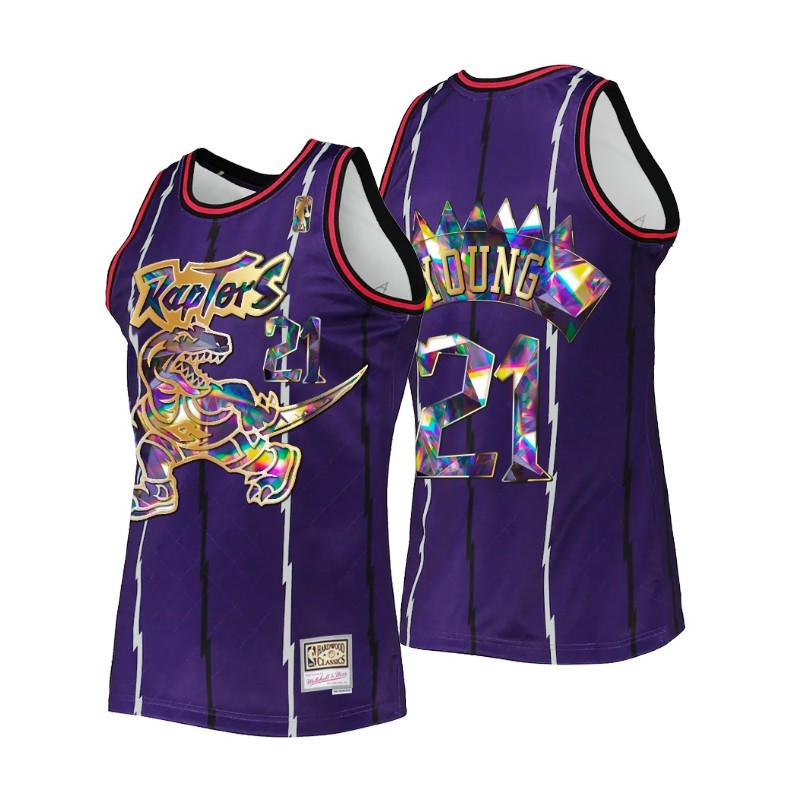 Industrializar Leve enfocar Toronto Raptors Thaddeus Young # 21 Diamond Edición 75th Purple Camiseta  Retro - NBA Camisetas Retro Tienda - 2021-2 NBA Personaliza Camiseta Para.