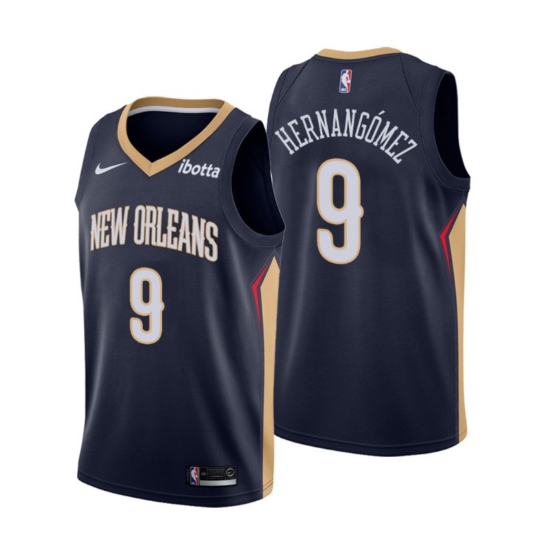Democracia Metro Esperar New Orleans Pelicans Icon Edición # 9 Willy Hernangomez Navy Camiseta  Swingman - NBA Camisetas Retro Tienda - 2021-23 NBA Personaliza Camiseta  Para.
