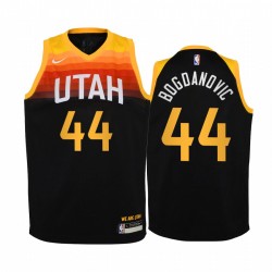 Utah Jazz Bojan Bogdanovic 2020-21 Ciudad Negro Juvenil Camisetas -