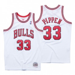 Chicago Bulls Scottie Pippen #33 Mitchell & Ness Reload Swingman Blanco Camiseta