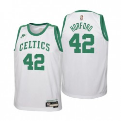 2021-22 Boston Celtics Al Horford #42 75 aniversario Blanco Youth Camiseta Classic