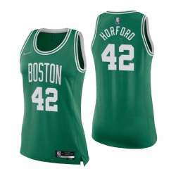Boston Celtics Al Horford #42 75 aniversario Icono de Camiseta para mujeres verdes