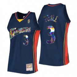 Golden State Warriors Jordan Poole #3 Diamond Edicio 75th Navy Camiseta Retro