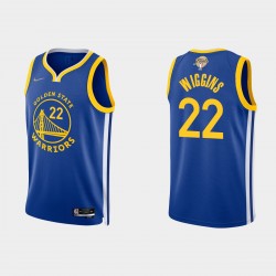 Golden State Warriors Royal 2022 Finales de la NBA Andrew Wiggins ícono Camiseta
