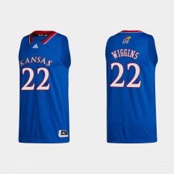 Baloncesto de la NCAA Kansas Jayhawks #22 Andrew Wiggins College Baloncesto Royal Camiseta