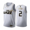 Joe Ingles # 2 Utah Jazz Blanco Golden Edition Camisetas
