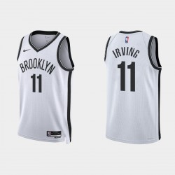 Brooklyn Nets Kyrie Irving #11 2022-23 Asociación Edición Blanco Camiseta Swingman