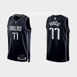 Dallas Mavericks Luka Doncic Nike Navy Select Series Novato del año Camiseta Swingman