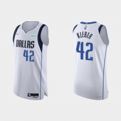 Camiseta Dallas Mavericks Maxi Kleber Authentic Association Blanco Authentic