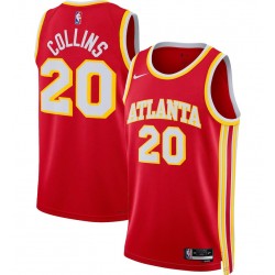 John Collins Atlanta Hawks Camiseta Swingman Nike Unisex 2022/23 - Edición Icon - Rojo
