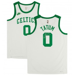 Jayson Tatum Boston Celtics Fanatics Authentic Autographed Year 0 Nike Swingman Camiseta - Blanco