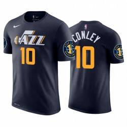Utah Jazz Mike Conley # 10 Navy Icon T-Shirt
